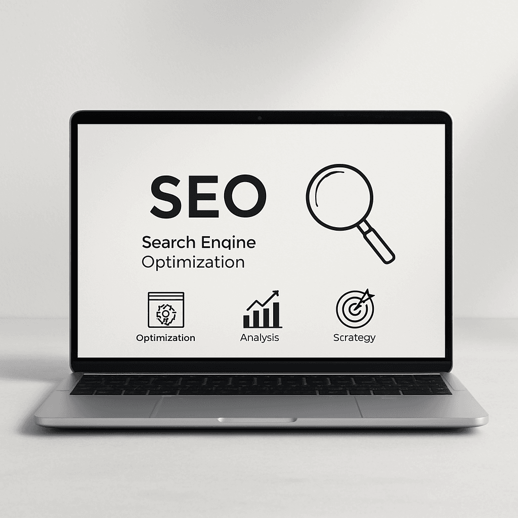 Wykres wzrostu pozycji w Google i analityka SEO
